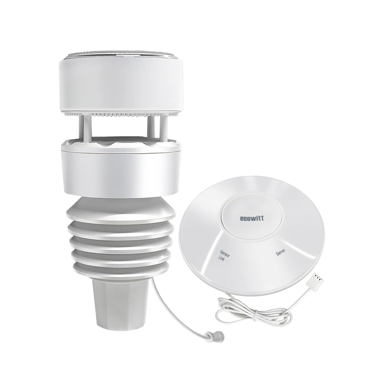 ECOWITT Wittboy GW2001 weather station: WS90 7-in-1 outdoor sensor and GW2000 Wi-Fi hub