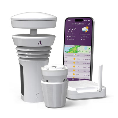 Tempest all-in-one solar weather station sensor