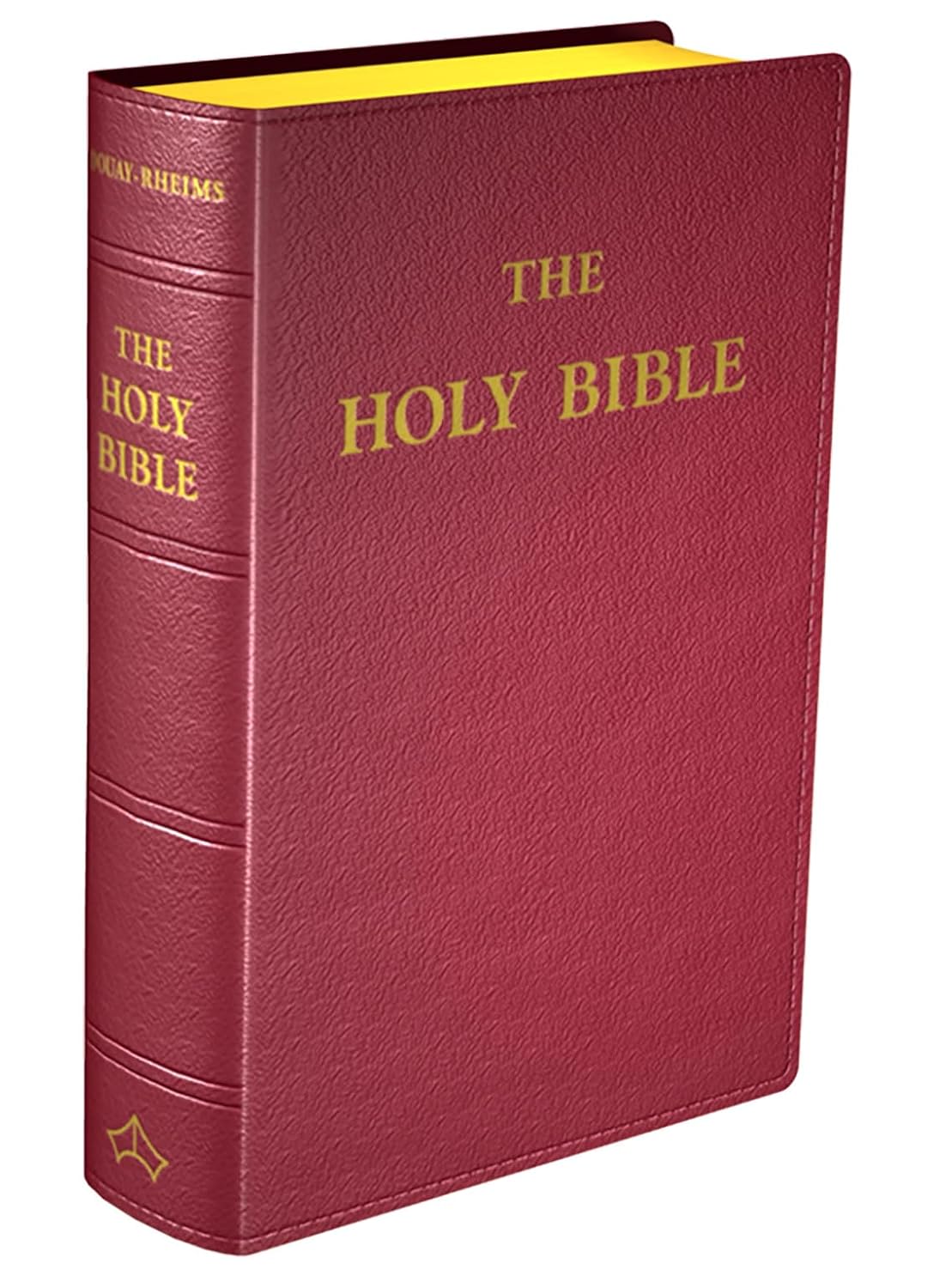 Douay-Rheims Bible, Baronius Press genuine leather edition with gilt edges and ribbon marker